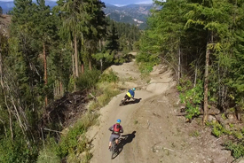 Mountain biking